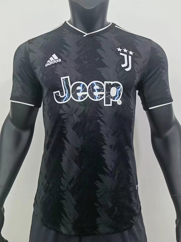 AAA Quality Juventus 22/23 Away Black Soccer Jersey(Player)